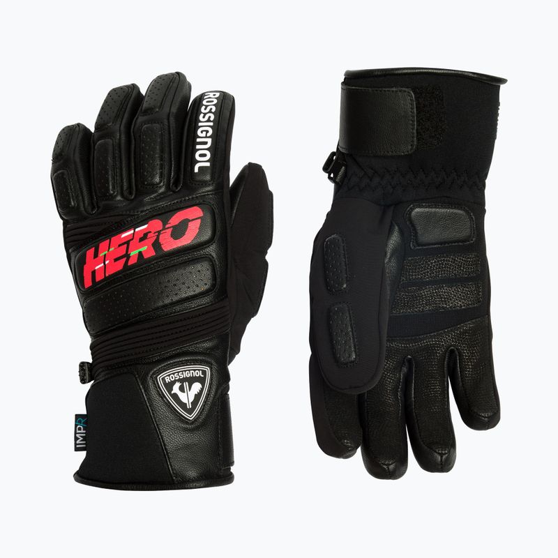 Pánske lyžiarske rukavice Rossignol Wc Expert Lth Impr G black 8