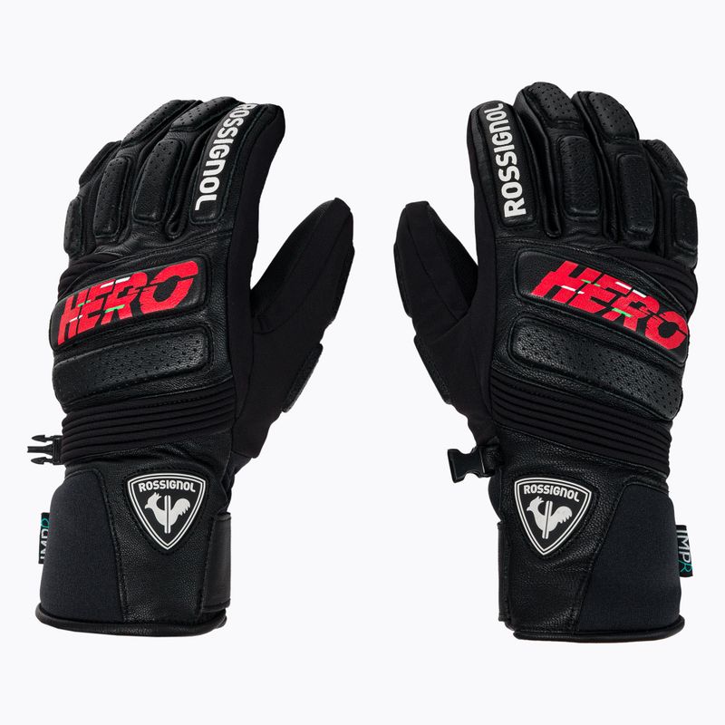 Pánske lyžiarske rukavice Rossignol Wc Expert Lth Impr G black 2