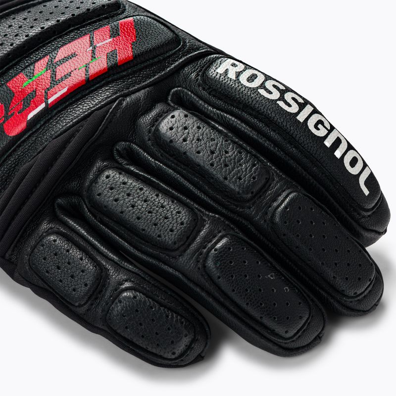 Pánske lyžiarske rukavice Rossignol Wc Expert Lth Impr G black 5
