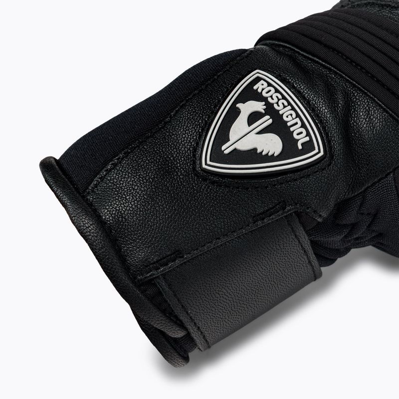 Pánske lyžiarske rukavice Rossignol Wc Expert Lth Impr G black 6