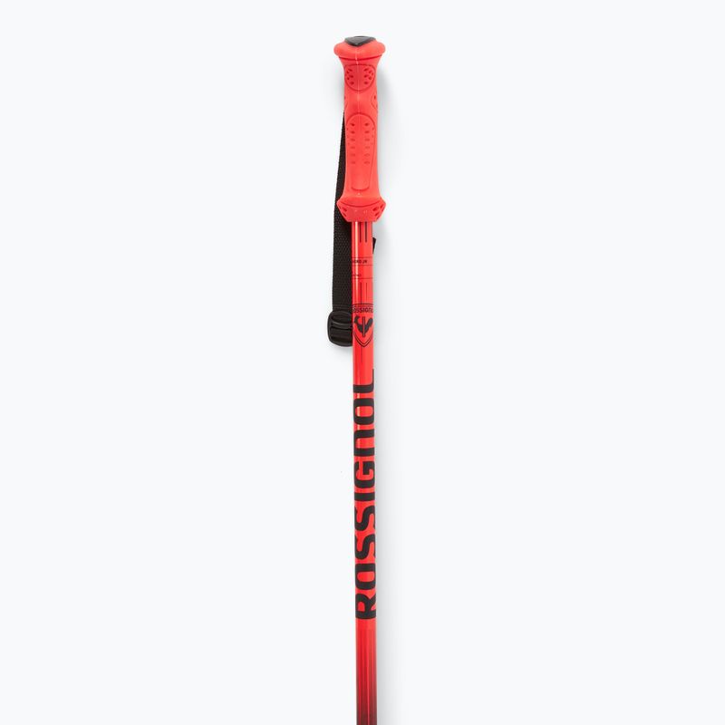 Lyžiarske paličky dziecięce Rossignol Hero black/red 2