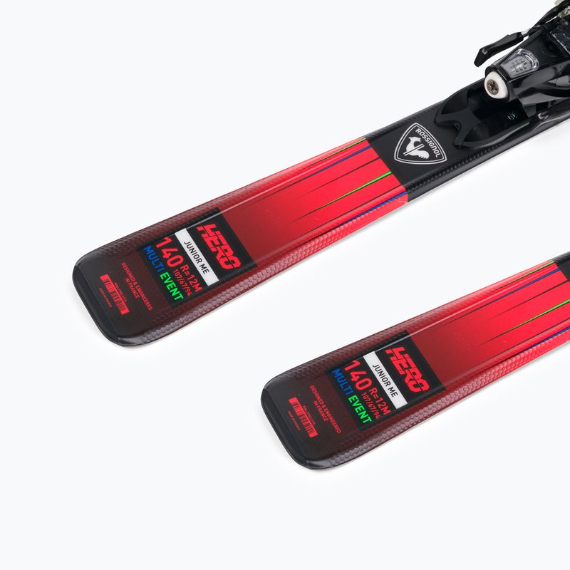 Detské zjazdové lyže Rossignol Hero 130-150 + XP7 red 9