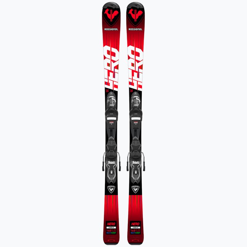 Detské zjazdové lyže Rossignol Hero 130-150 + XP7 red 10