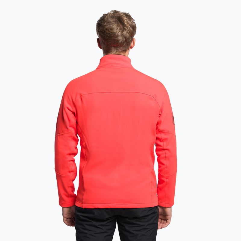 Pánska lyžiarska mikina Rossignol Hero Clim red/black 3