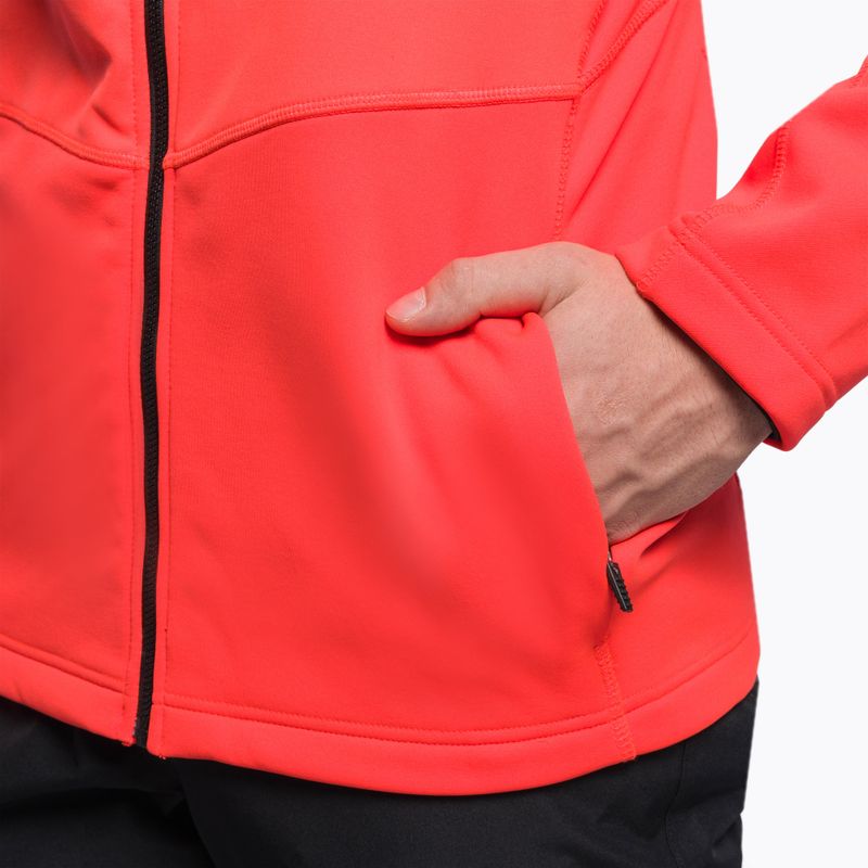 Pánska lyžiarska mikina Rossignol Hero Clim red/black 6
