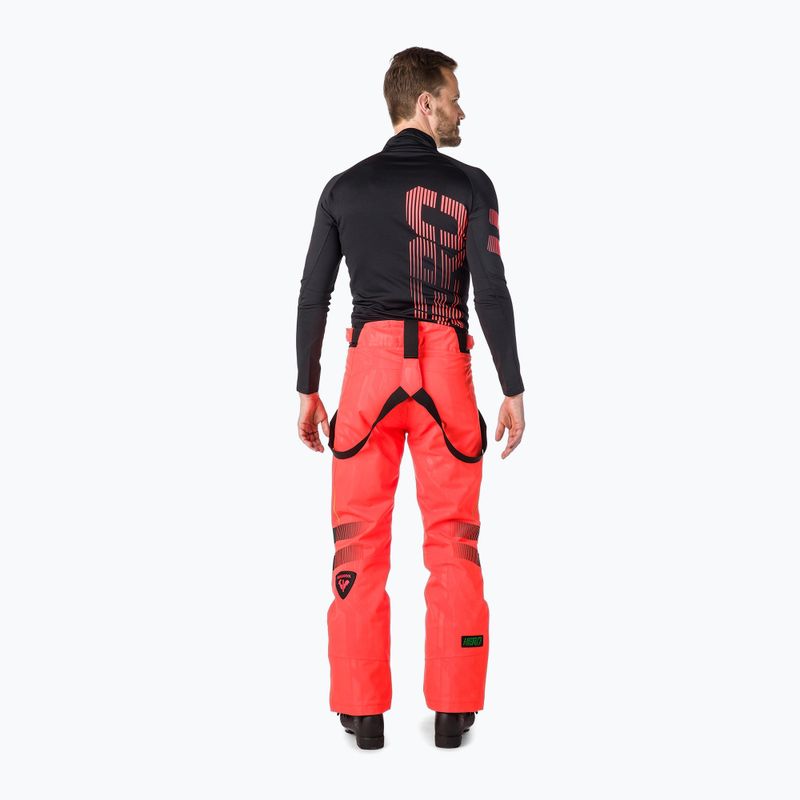 Pánske lyžiarske nohavice Rossignol Hero Course red 2