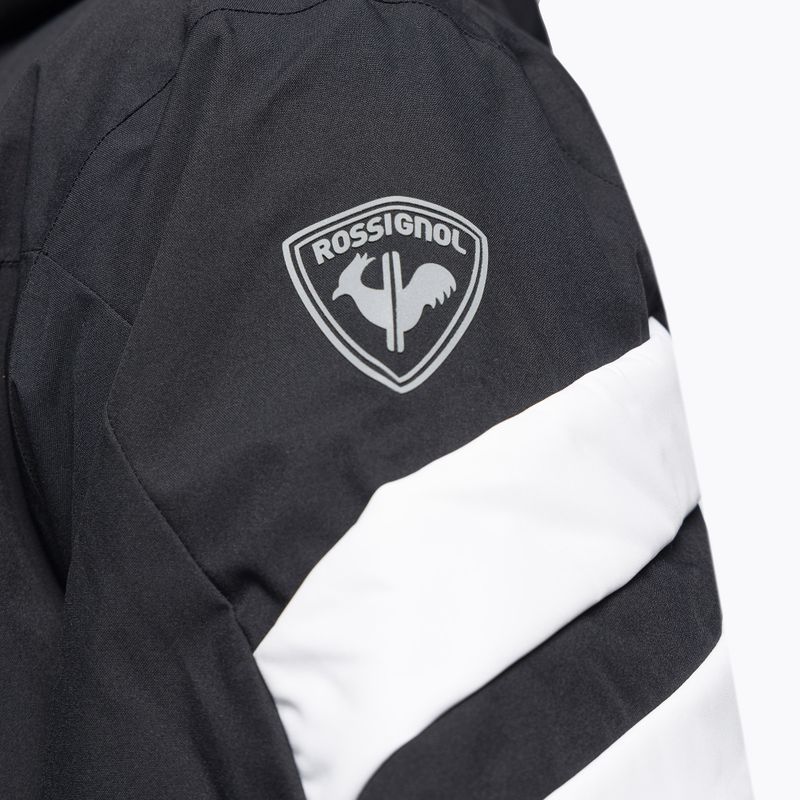 Pánska lyžiarska bunda Rossignol Controle black/white 8