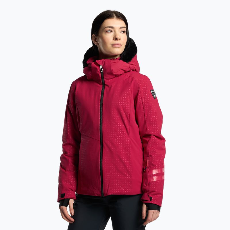 Dámska lyžiarska bunda Rossignol Controle red