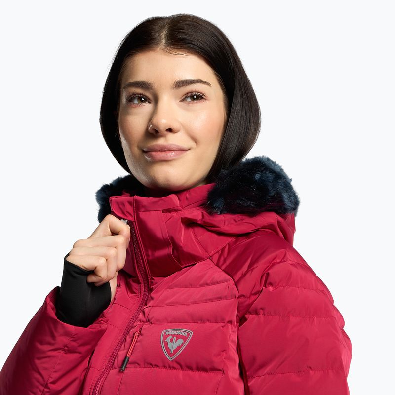 Dámska lyžiarska bunda Rossignol Rapide Pearly red 5
