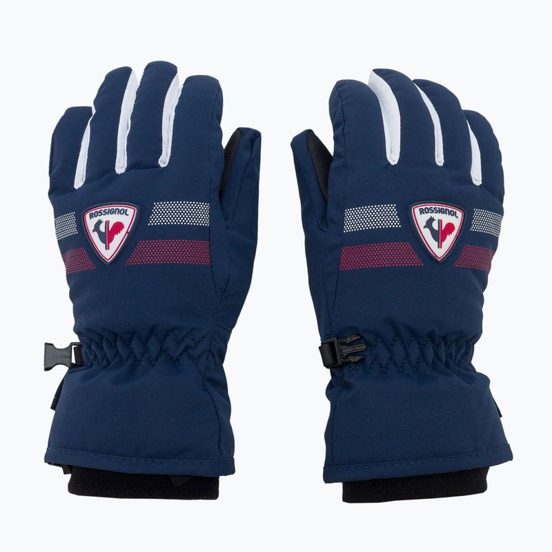 Detské lyžiarske rukavice Rossignol Roc Impr G navy 3