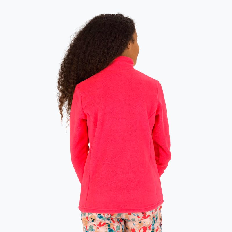 Detská lyžiarska mikina Rossignol 1/2 Zip Fleece pink 2