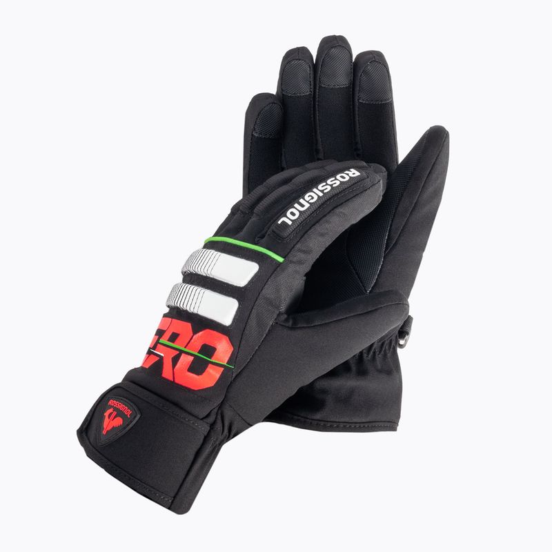 Detské lyžiarske rukavice Rossignol Hero Impr G black