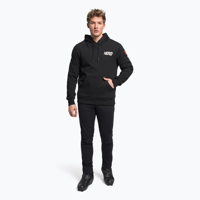 Pánska lyžiarska mikina Rossignol Hero Logo Sweat black 2