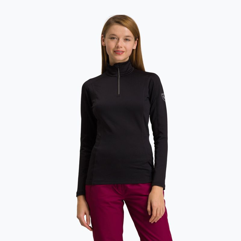 Dámska termo mikina Rossignol Classique 1/2 Zip black