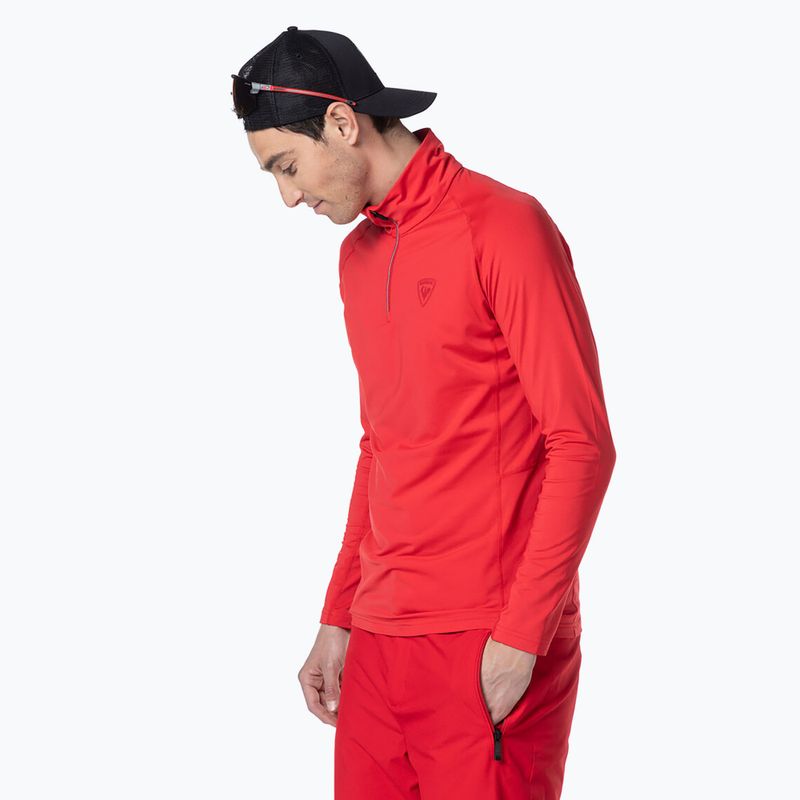 Pánska termoaktívna mikina Rossignol Classique 1/2 Zip sports red 4