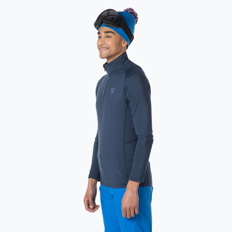 Pánska termoaktívna mikina Rossignol Classique 1/2 Zip dark navy 4