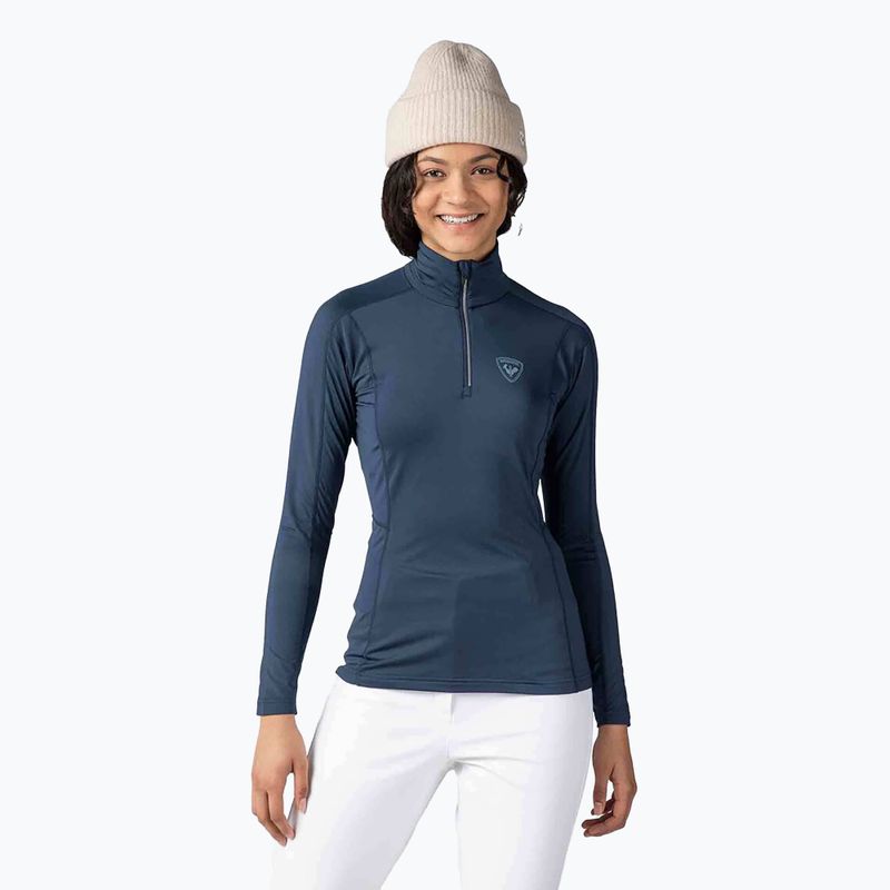 Dámska termo mikina Rossignol Classique 1/2 Zip dark navy 3