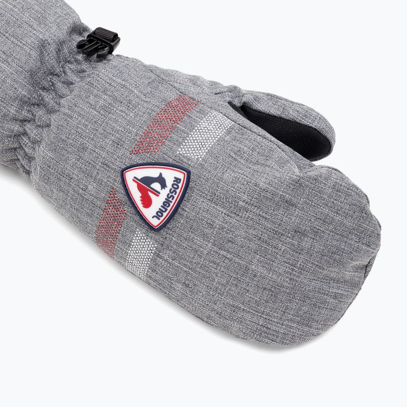 Detské lyžiarske rukavice  Rossignol Jr Roc Impr M heather grey 5