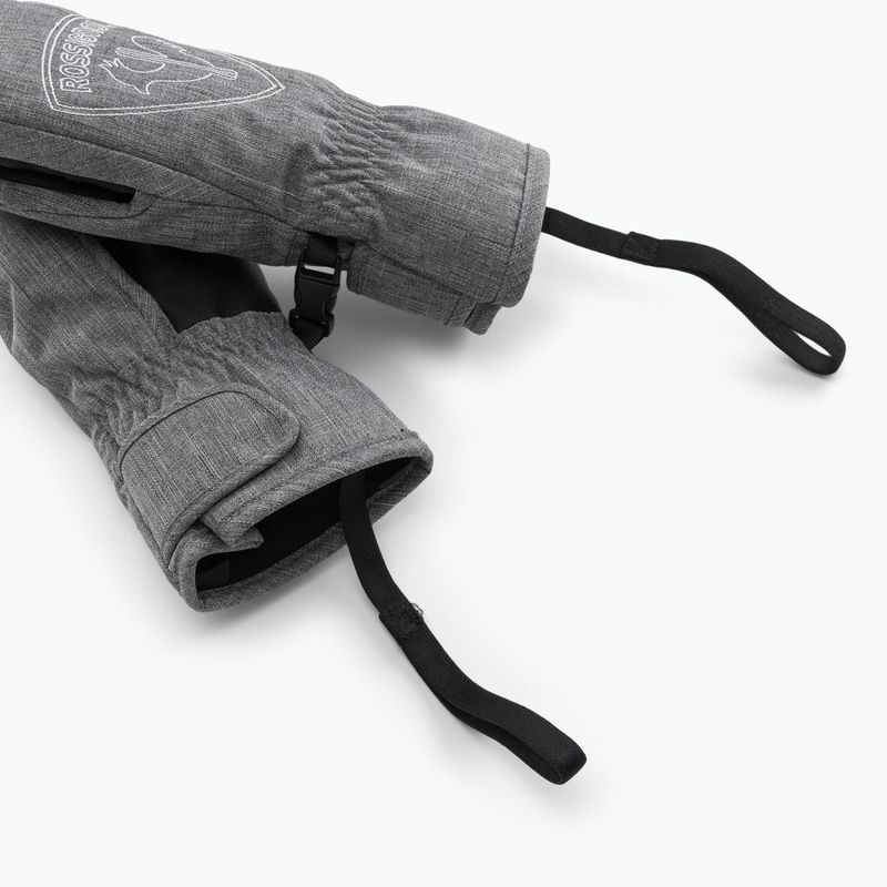 Detské lyžiarske rukavice  Rossignol Jr Rooster M heather grey 6