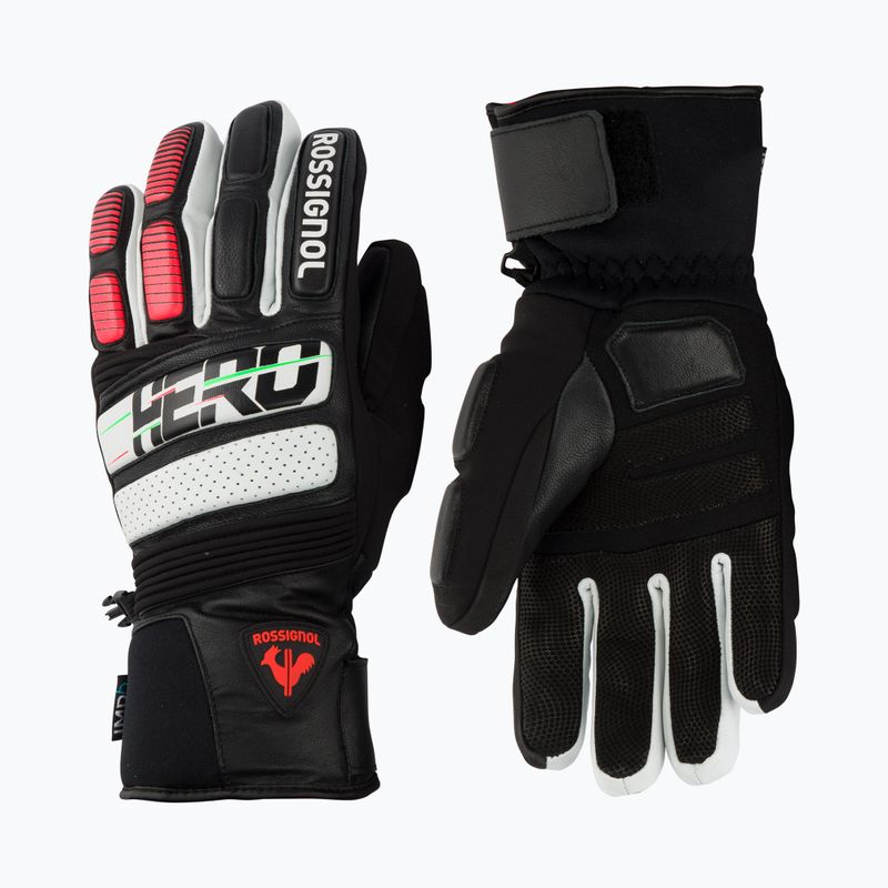Rossignol Hero Expert Lth Impr G pánske lyžiarske rukavice black