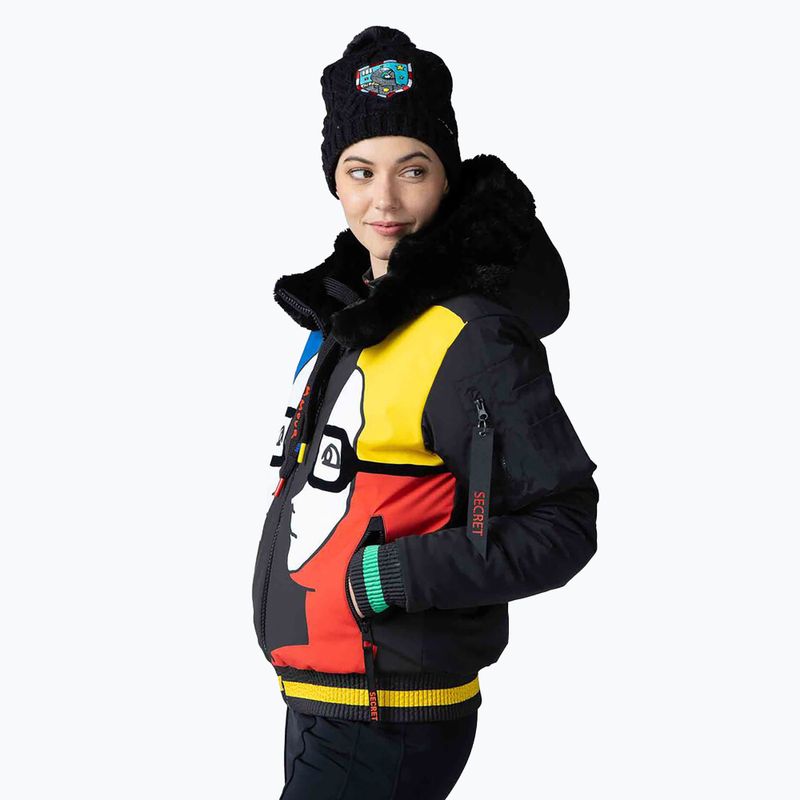Dámska lyžiarska bunda Rossignol Space Bomber black 3