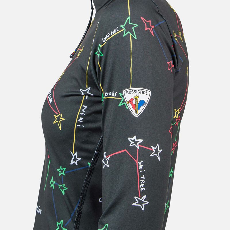 Dámska termoaktívna mikina Rossignol Booster 1/2 Zip Top 100 black 6
