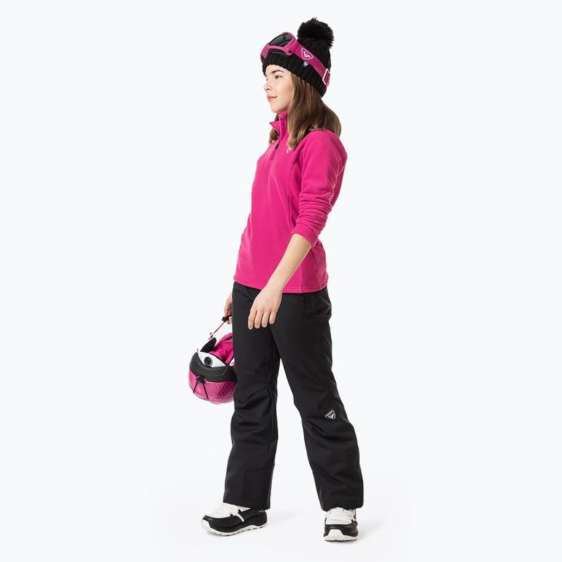 Rossignol Girl Fleece orchid pink detská lyžiarska mikina 4