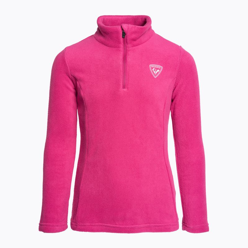 Rossignol Girl Fleece orchid pink detská lyžiarska mikina 6