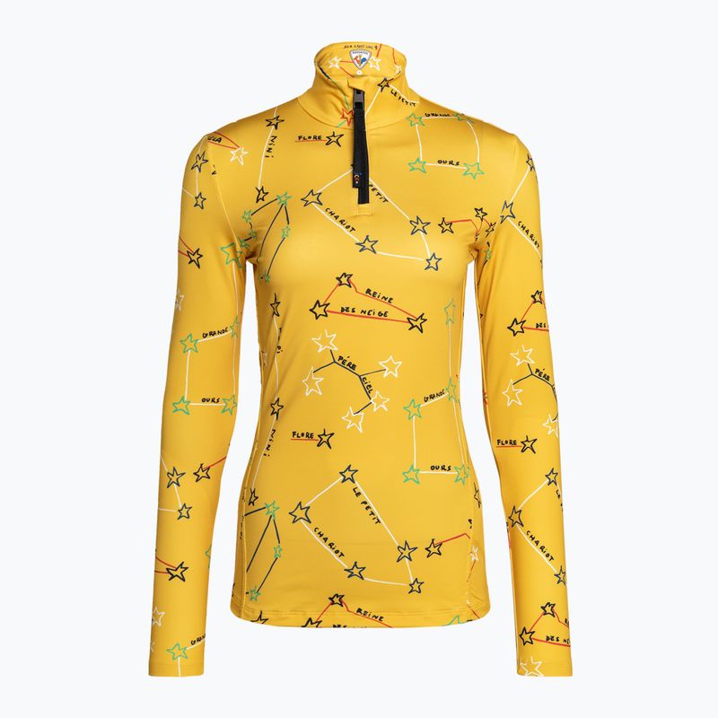 Dámska termo mikina Rossignol Booster 1/2 Zip Top 100 yellow 6