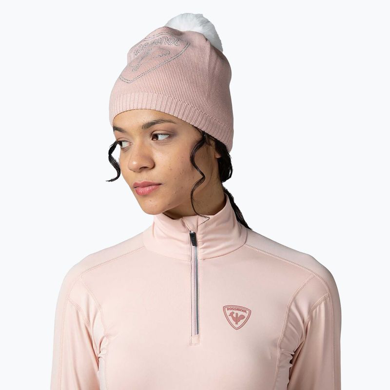 Dámska termoaktívna mikina Rossignol Classique 1/2 Zip powder pink 5