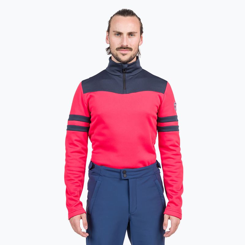 Pánska termoaktívna mikina Rossignol Resort 1/2 Zip sports red 4