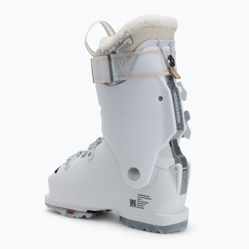 Dámske lyžiarske topánky Rossignol Vizion 4B 80 GW W white 2