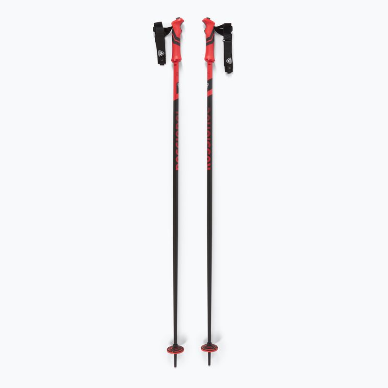 Lyžiarske paličky Rossignol Tactic Clip black/red