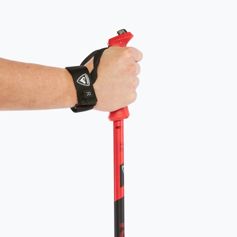 Lyžiarske paličky Rossignol Tactic Clip black/red 6
