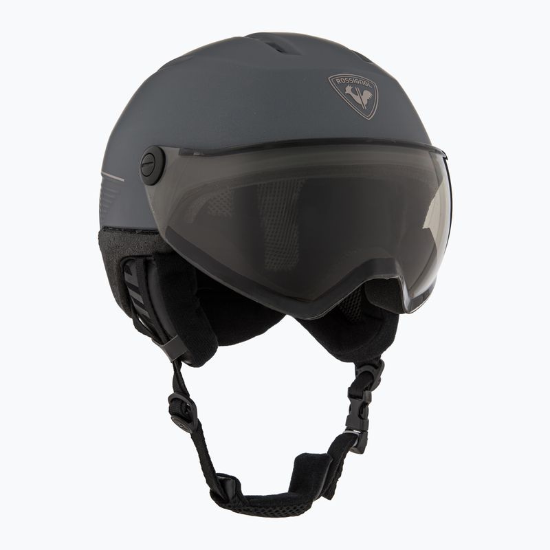 Lyžiarska prilba Rossignol Fit Visor Impacts Photo grey
