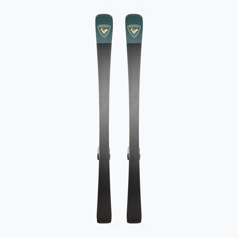 Dámske zjazdové lyže Rossignol Nova 10 + viazanie XP11 black/metallic green 3