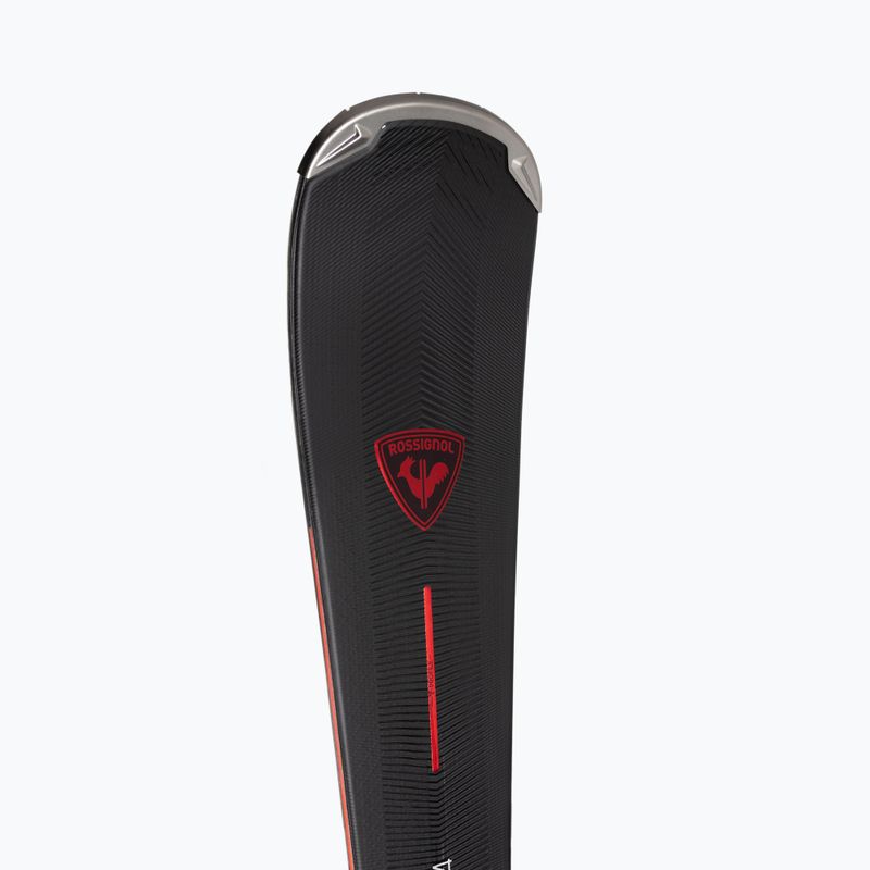 Dámske zjazdové lyže Rossignol Nova 14 K + viazanie NX12 matte black/metallic black 6