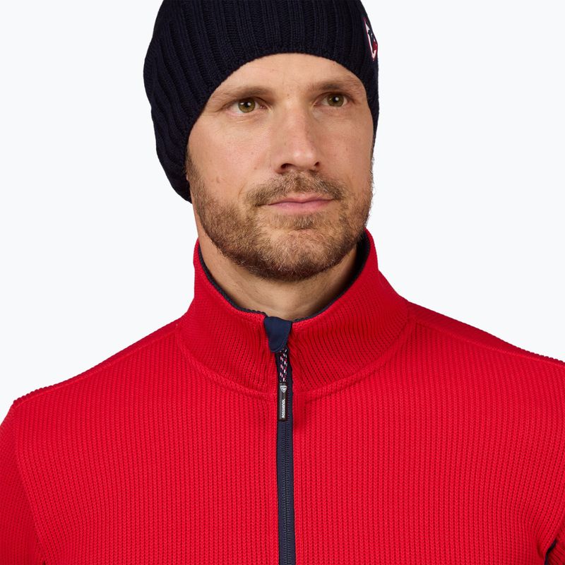 Pánska lyžiarska mikina Rossignol Cieloalto Fleece Fz sports red 5