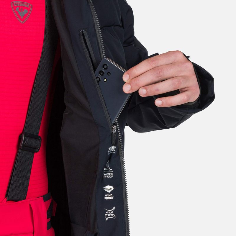 Pánska lyžiarska bunda Rossignol Blackside Puffy black  15