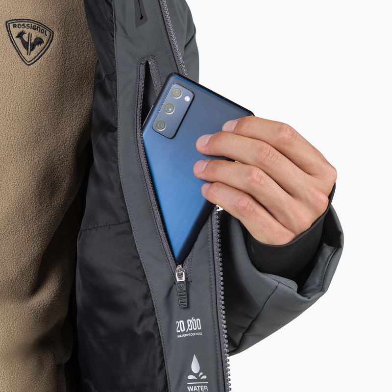 Pánska lyžiarska bunda Rossignol Siz onyx grey 15