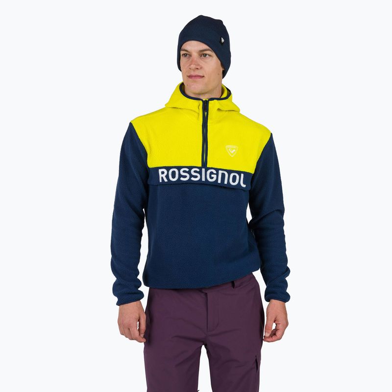 Pánska mikina Rossignol Alltrack Fleece dark navy