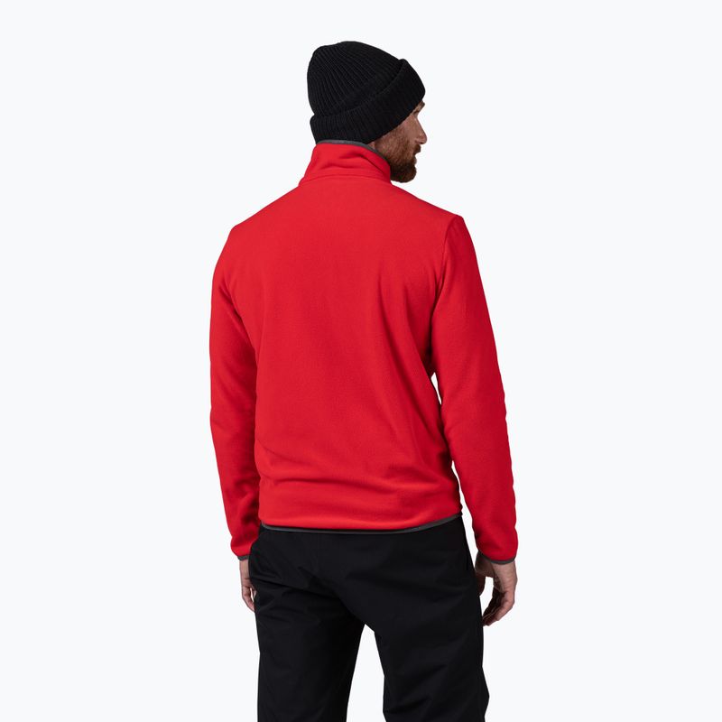 Pánska mikina Rossignol Strawpile Fleece Fz sports red 3