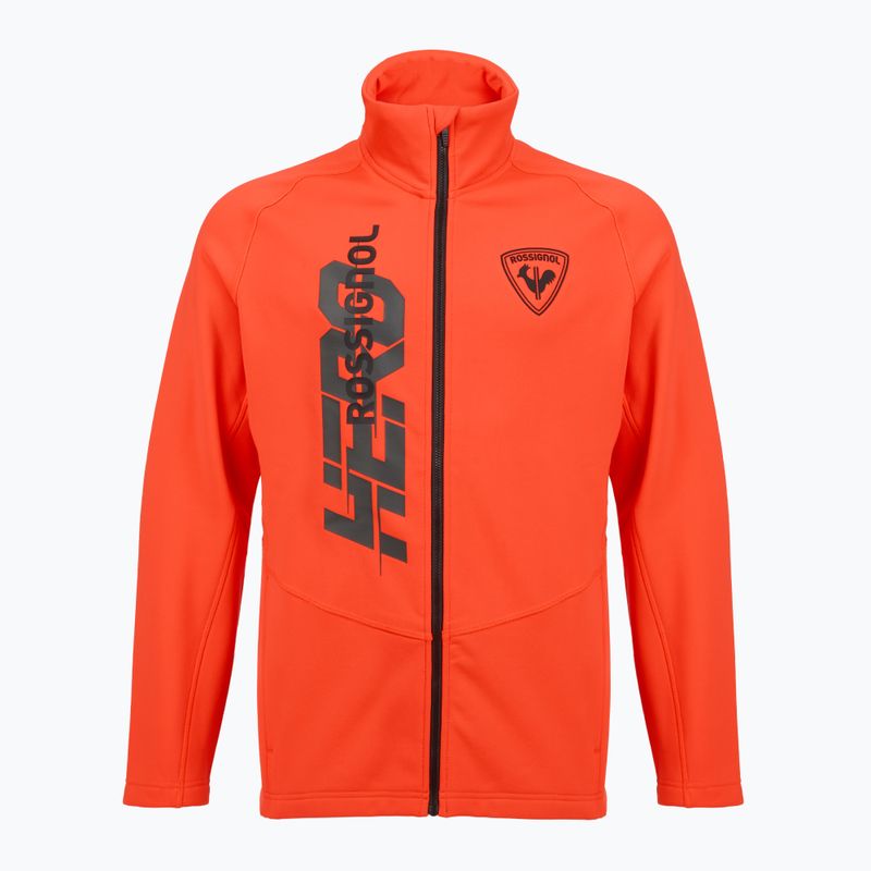 Pánska mikina Rossignol New Hero Classique Clim neon red 6