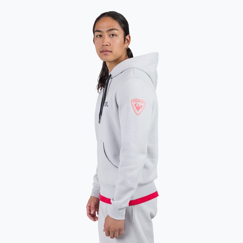 Pánska mikina Rossignol New Hero Hoodie soft grey 4