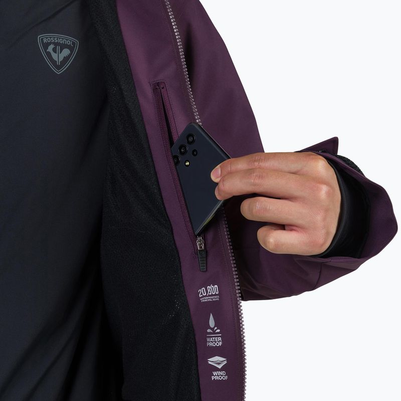 Pánska lyžiarska bunda Rossignol Corbet'S 2L mulberry 8