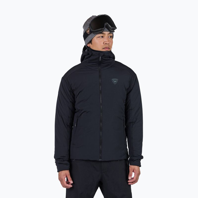 Pánska lyžiarska bunda Rossignol Opside Hoodie Warm black