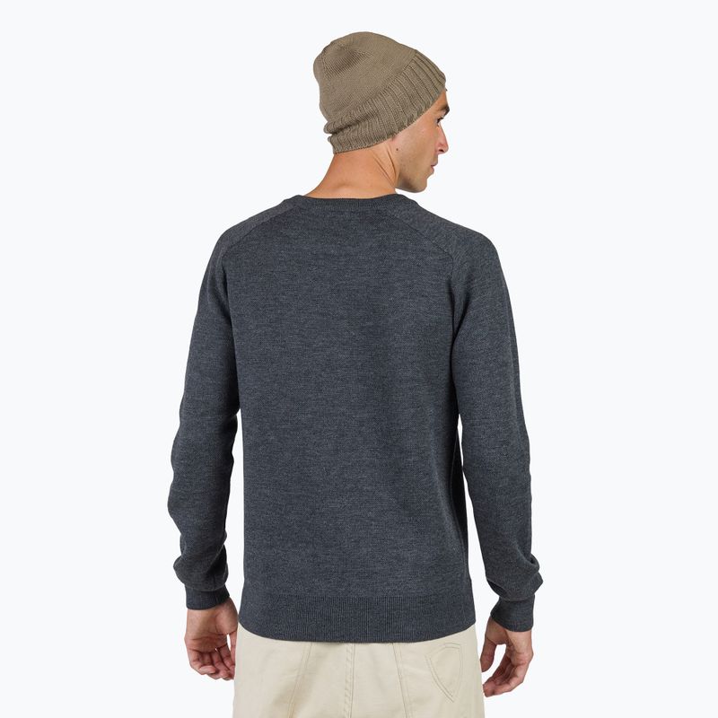 Pánsky sveter Rossignol Jacquard Crew Neck onyx grey 3