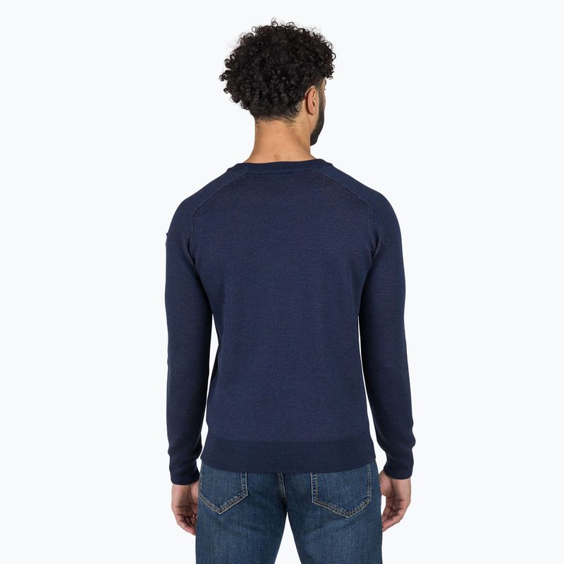 Pánsky sveter Rossignol Jacquard Crew Neck dark navy 3