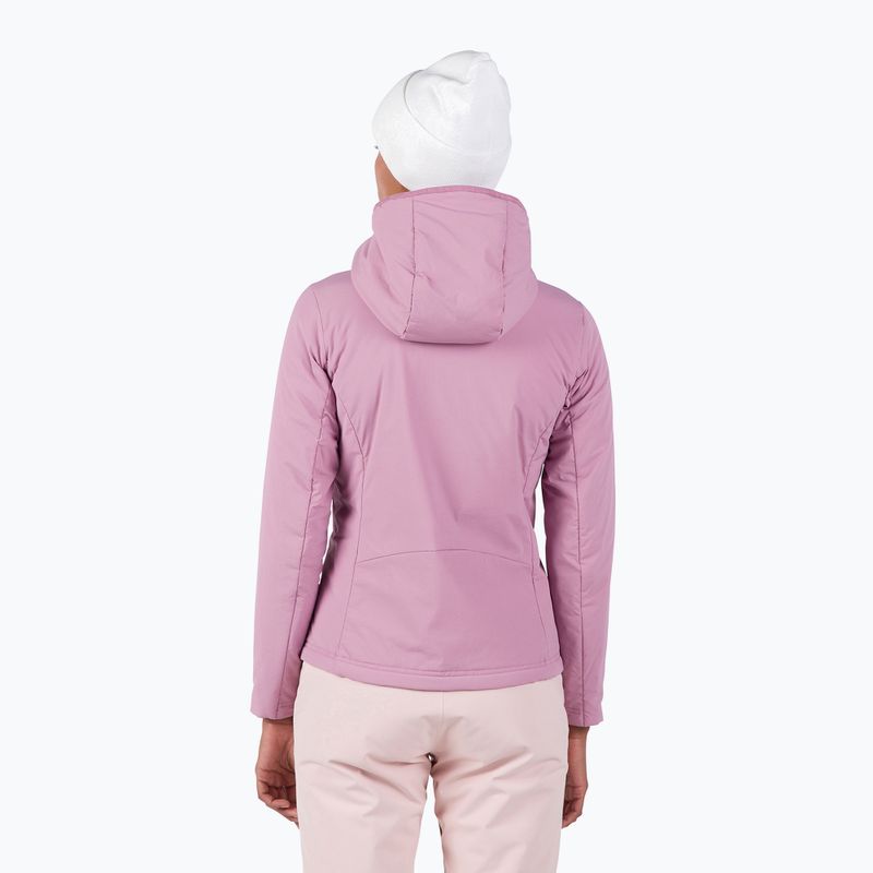 Dámska zateplená bunda Rossignol Opside Hoodie moonlight mauve 3