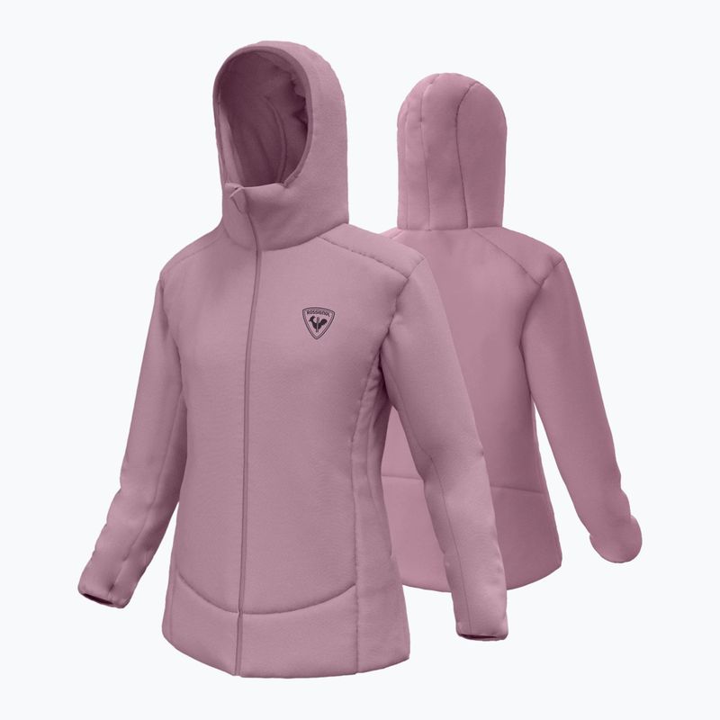 Dámska zateplená bunda Rossignol Opside Hoodie moonlight mauve 11